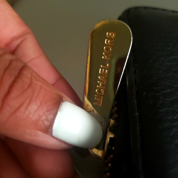 Michael Kors Leather Wristlet - Picture 6 of 8